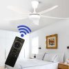 Ventilador de tumbado Enzo 56" blanco c/control y LED 3CCT
