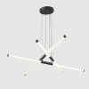Lámpara LED colgante Aylin black con luz cálida 25W