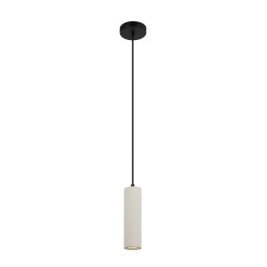 Lámpara colgante GU10 Drift cemento blanco 25cm
