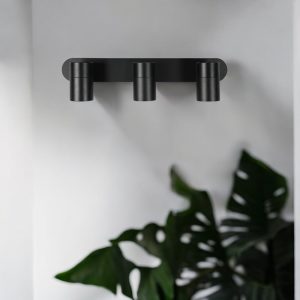 Spot de pared 3xGU10 Tomy negro