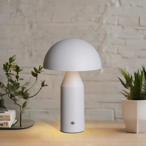 Lámpara led recargable Zion white con 3CCT dimerizable IP5