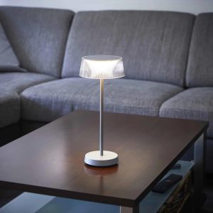 Lámpara LED recargable Brilla white luz cálida dimerizable