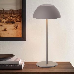 Lámpara LED recargable Potti mocca luz cálida dimerizable 2W