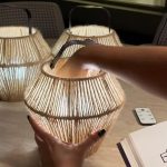 lantern con foco recargable