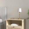 Lámpara de mesa Cora gold c/foco recargable + control