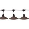 Set de 15 pantallas negras para guirnaldas K82006