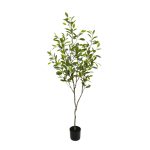 Planta artificial Tropical con maceta color negro 183 cm