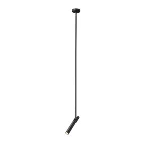 Lámpara LED colgante James metal negro luz calida 5W