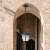 Farol colgante E27 Myst de plástico negro IP44