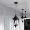 Farol colgante E27 Torch de plástico negro IP44