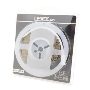 Cinta LED 14.4W/M 24VDC 3000K 140LEDS/M IP65