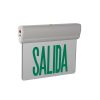 Letrero LED de emergencia Salida verde 3W
