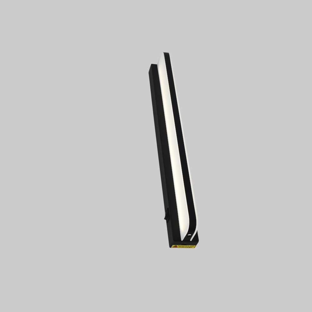 Aplique LED recargable Borondo negro luz neutra 3W