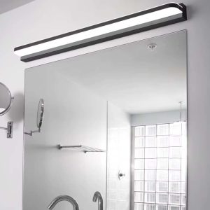 Luz LED moderna para espejo de baño