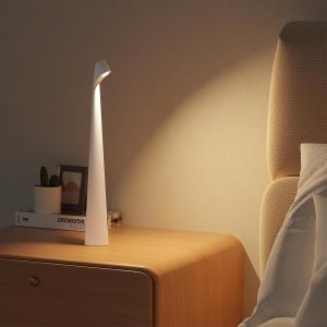 Lámpara LED recargable dimerizable de mesa Wizard white