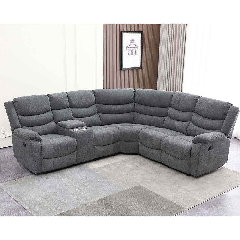 Sofá seccional reclinable