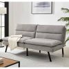 Sofá cama Clarent clic clac de 3 puestos gris