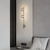 Aplique LED de pared Aura metal y vidrio smoke luz cálida