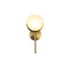 Aplique de pared Samira G9 metal brass y piedra