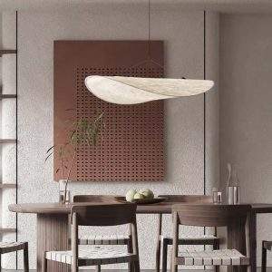 Lámpara LED colgante Marvin black pantalla blanca 24W