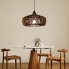 Lámpara colgante Beatriz E27 metal y madera walnut