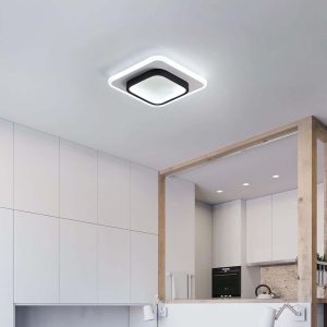 Lámpara LED de tumbado Bianca black/white 18W con 3CCT
