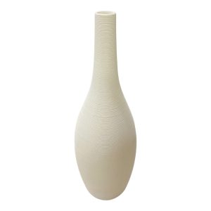 Florero Haus de cerámica color blanco 43cm