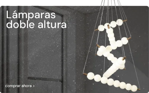 lámparas doble altura
