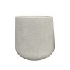 Macetero Lia de fibra mineral beige H:48cm