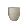 Macetero Zoe de fibra mineral taupe/beige H:35cm