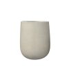 Macetero Iris de fibra mineral beige terrazo H: 48cm