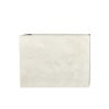 Macetero rectangular Zaria de fibra mineral beige 80x60cm
