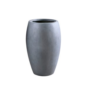 Macetero Fiore de fibra mineral gris H:88cm