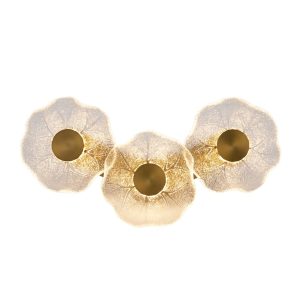 Aplique de pared LED Magnolia gold acrilico 3CCT 7W