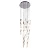 Lámpara LED doble altura Alter cromada luz cálida 144W