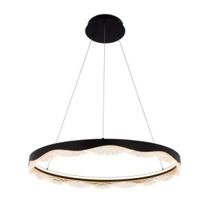 Lámpara LED colgante Margot 80 black acrilico 3CCT