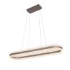 Lámpara colgante LED Tony de metal gris 3cct