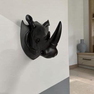 Aplique de pared Rinoceronte negro 19cm