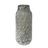 Florero Rolly de vidrio efecto mármol 35cm