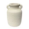 Florero Cassy de cerámica color blanco 22cm