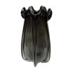 Florero Bud de vidrio azul marino 33cm