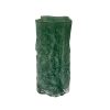 Florero Mitchi de vidrio verde aqua 21cm