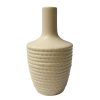 Florero Zed de cerámica crema 20cm