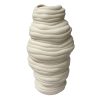 Florero Nova de cerámica blanca 30cm