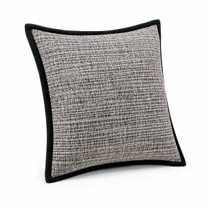 Cojín 45x45 gris/negro
