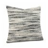 Cojin 45x45 rayas negro/blanco