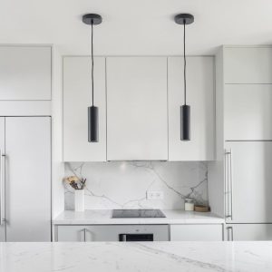 Lámpara colgante GU10 Auralis aluminio negro 20cm