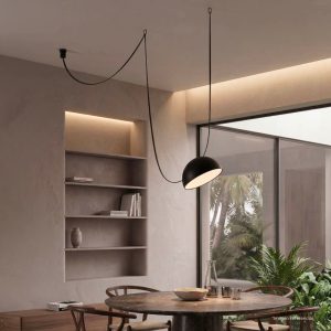 Luminaria cónica 18W 4000K 120° negro para belt system