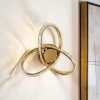 Aplique LED de pared Lusy dorado 3CCT 12W