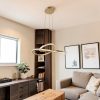 Lámpara LED colgante Lusy dorado 3CCT 40W